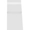 Ekena Millwork Saratoga Architectural Grade PVC Gable Bracket, 48"W x 8"H x 4"D x 4"F, 4/12 Pitch GBP048X08X0404SAR00 - alternate 3